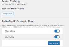 菜单缓存插件:Menu Caching-WORDPRESS大侠
